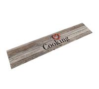 vidaXL Alfombra de Cocina Lavable Terciopelo Cooking Gris 60x300 cm
