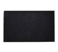 vidaXL Alfombra de Entrada Antideslizante PVC Negra 90x150 cm Felpudo Entrada