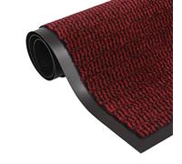 vidaXL Alfombra de Entrada Rectangular de Nudo 120x180cm Roja Decoración Hogar