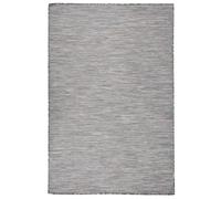 vidaXL Alfombra de Exterior de Tejido Plano marrón y Azul 120x170 cm