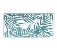 vidaXL Alfombra de Exterior Gris y Verde Agua Reversible 80x150 cm