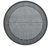 vidaXL Alfombra de Exterior PP Gris Ø160 cm, Alfombra al Aire Libre, alfombras, Alfombra de jardín, Alfombra, Alfombra Lavable, Alfombra de área