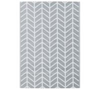 vidaXL Alfombra de Exterior PP Gris 160x230 cm, Alfombra al Aire Libre, alfombras, Alfombra de jardín, Alfombra, Alfombra Lavable, Alfombra de área