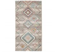 vidaXL Alfombra de Interior/Exterior diseño Vintage ARBIZU 80x150 cm, Alfombra de Suelo, Alfombra de Dormitorio, Alfombra de Exterior