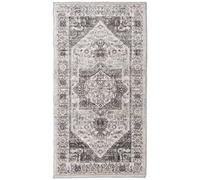 vidaXL Alfombra de Interior/Exterior Diseño Vintage, Tapete para Suelo Radiante, Alfombrilla de Pelo Corto, Decoración para Salón Dormitorio Pasillo