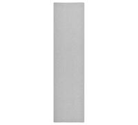 vidaXL Alfombra de Pasillo Entrada Vestíbulo Galería Estera Salón Dormitorio Cocina Oficina Suelo Lavable Antideslizante Gris Claro 80x300 cm