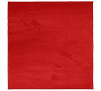 vidaXL Alfombra de Pelo Corto Oviedo Rojo 240x240 cm