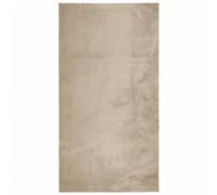 vidaXL Alfombra de Pelo Corto Suave Lavable HUARTE Arena 60x110 cm