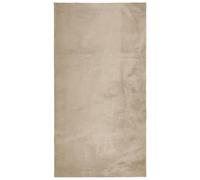 vidaXL Alfombra de Pelo Corto Suave Lavable HUARTE Arena 80x150 cm