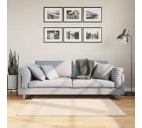 vidaXL Alfombra de Pelo Corto Suave Lavable HUARTE Beige 120x120 cm
