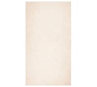 vidaXL Alfombra de Pelo Corto Suave Lavable HUARTE Beige 60x110 cm