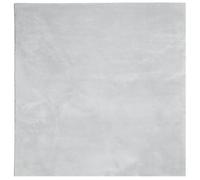 vidaXL Alfombra de Pelo Corto Suave Lavable HUARTE Gris 240x240 cm
