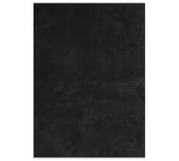 vidaXL Alfombra de Pelo Corto Suave Lavable HUARTE Negro 140x200 cm