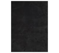 vidaXL Alfombra de Pelo Corto Suave Lavable HUARTE Negro 160x230 cm