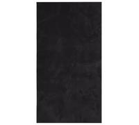 vidaXL Alfombra de Pelo Corto Suave Lavable HUARTE Negro 60x110 cm