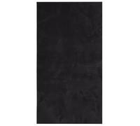 vidaXL Alfombra de Pelo Corto Suave Lavable HUARTE Negro 80x150 cm