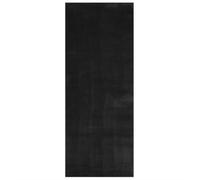 vidaXL Alfombra de Pelo Corto Suave Lavable HUARTE Negro 80x200 cm