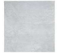 vidaXL Alfombra de Pelo Corto Suave y Lavable, Alfombrilla Antideslizante, Tapete de Dormitorio, Alfombra para Salón Pasillo, Gris 200x200 cm