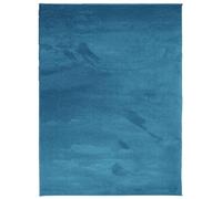 vidaXL Alfombra de Pelo Corto, Tapete de Calefacción por Suelo Radiante, Alfombrilla Esponjosa, Decoración para Salón Pasillo Dormitorio, Turquesa