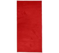 vidaXL Alfombra de Pelo Corto, Tapete de Calefacción por Suelo Radiante, Alfombrilla Esponjosa, Decoración para Salón Pasillo Dormitorio, Rojo