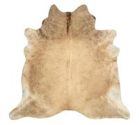 vidaXL Alfombra de Piel de Vaca auténtica Beige 180x220 cm