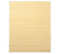 vidaXL Alfombra, Estera Rectangular de Suelo, Alfombra Antideslizante Decorativa, Estilo Rústico Escandinavo, Bambú Color Natural 160x230 cm