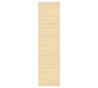 vidaXL Alfombra de bambú 80x300 cm natural