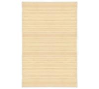 Alfombra de bambú 100x160 cm natural