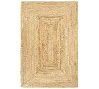 vidaXL Alfombra Hecha a Mano Tapete Pasillo Entrada Vestíbulo Galería Estera Salón Dormitorio Interior Oficina Suelo de Yute 200x300 cm