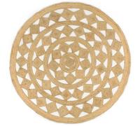 vidaXL Alfombra Hecha a Mano Tapete Pasillo Entrada Vestíbulo Galería Estera Salón Dormitorio Interior Oficina Suelo de Yute Trenzado 180 cm