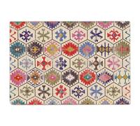 vidaXL Alfombra Tejida a Mano de Yute Trenzado Decoración Interior Hogar Casa Jardín Bricolaje Estera Moqueta Flexible Suave al Tacto Moderna 150cm