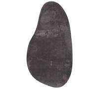 vidaXL Alfombra HUARTE Gris Antracita 80 x 150 cm Poliéster | Se siente increíble bajo los pies, La forma de onda se adapta a cualquier decoración moderna, Solo un paño rápido y listo,