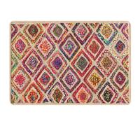 vidaXL Alfombra de salón y dormitorio Lavable Antideslizante Antibacteriana Multicolor 160x230 cm
