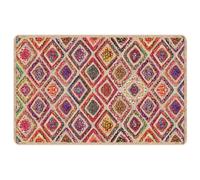 vidaXL Alfombra Lavable Antideslizante, Alfombra de Salón Dormitorio, Alfombrilla Antibacteriana, Alfombra Suelo Decorativa, Multicolor 190x300 cm