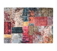 vidaXL Alfombra Lavable Patchwork Antideslizante Multicolor 120x180 cm