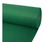 vidaXL Alfombra lisa verde de 1,2 x 12 m, poliéster, elegante, rectangular, moderna, enrollable, para interiores y exteriores, textura acanalada, decoración funcional