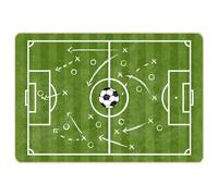 vidaXL Alfombra para Niños Lavable Antideslizante, Alfombra con Estampado Campo Fútbol, Tapete Infantil, Alfombrilla Antibacteriana, Verde 160x230 cm