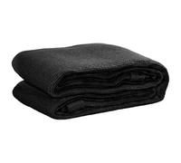 vidaXL Alfombra para Tienda de campaña HDPE Negro 400x400 cm