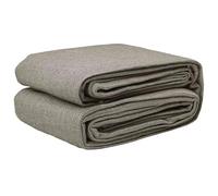 vidaXL Alfombra para Tienda Manual Gris Claro 700 x 400 cm Polietileno, Alfombra de Camping, Ligera, Transpirable, Mat portátil, Suelo Moderno para Tiendas, Resistente al Sol, fácil de Limpiar