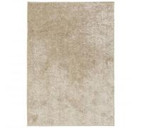 vidaXL Alfombra Pelo Largo Aspecto Brillante ISTAN Beige 160x230 cm