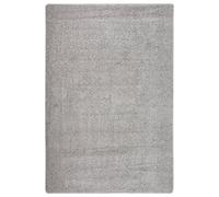 vidaXL Alfombra Peluda Antideslizante Pasillo Entrada Vestíbulo Galería Estera Salón Dormitorio Cocina Oficina Suelo Lavable Gris Claro 140x200 cm