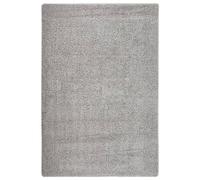vidaXL Alfombra Peluda Antideslizante Pasillo Entrada Vestíbulo Galería Estera Salón Dormitorio Cocina Oficina Suelo Lavable Gris Claro 140x200 cm
