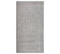 vidaXL Alfombra Peluda Antideslizante Pasillo Entrada Vestíbulo Galería Estera Salón Dormitorio Cocina Oficina Suelo Lavable Gris Claro 80x150 cm