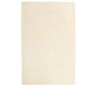 vidaXL Alfombra Peluda de Pelo Largo Crema 130x200 cm poliéster, Alfombra, Alfombra de Sala de Estar, Alfombra mullida, Alfombra de área