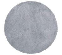 vidaXL Alfombra Peluda de Pelo Largo Gris Claro 100x100 cm poliéster, Alfombra, Alfombra de Sala de Estar, Alfombra esponjosa, Alfombra de área