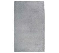 vidaXL Alfombra Peluda Pelo Largo Gris Claro 60x100 cm poliéster, Alfombra, Alfombra de Sala de Estar, Alfombra mullida, Alfombra de área