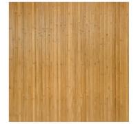 vidaXL Alfombra Cuadrada bambú Color Natural 100x100 cm, Alfombra de área, Alfombra de Sala de Estar, Alfombra Cuadrada, Alfombra de Piso