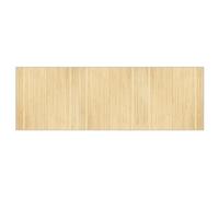 vidaXL Alfombra de bambú rectangular – Color natural claro 100x300 cm