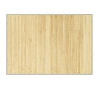 vidaXL Alfombra Rectangular bambú Color Natural Claro 70x100 cm, Alfombra de área, Alfombra de Sala de Estar, Alfombra de Cocina, Alfombra de Piso