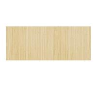 vidaXL Alfombra Rectangular bambú Color Natural Claro 80x200 cm, Alfombra de área, Alfombra de Sala de Estar, Alfombra Rectangular, Alfombra de Piso